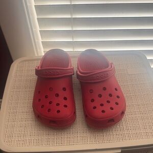 CROCS Kids Bold Red Water Shoes